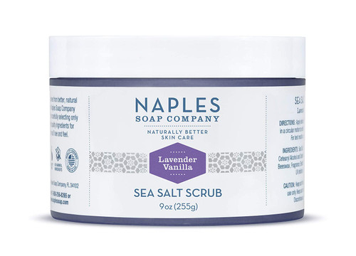 Lavender Vanilla Sea Salt Scrub 9 oz