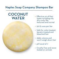 Coconut Water Shampoo Bar Description