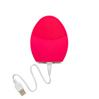 Hot Pink Exfoliating Sonic Facial Scrubber