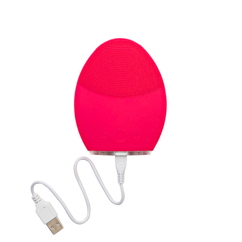 Hot Pink Exfoliating Sonic Facial Scrubber