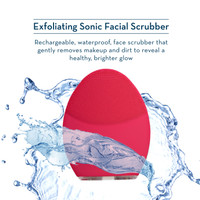 Hot Pink Exfoliating Sonic Facial Scrubber Water