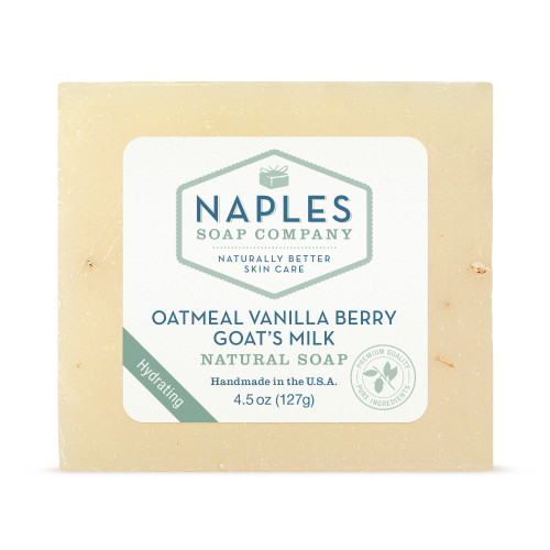 Oatmeal Vanilla Berry Goat's Milk Natural Soap