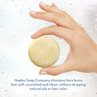 Coconut Water Shampoo Bar Hand Info