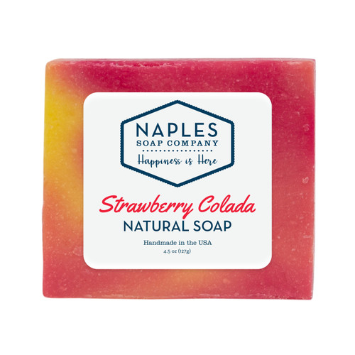 Strawberry Colada Natural Soap